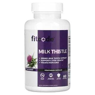 FITCODE, Milk Thistle, 300 mg, 60 Veggie Capsules