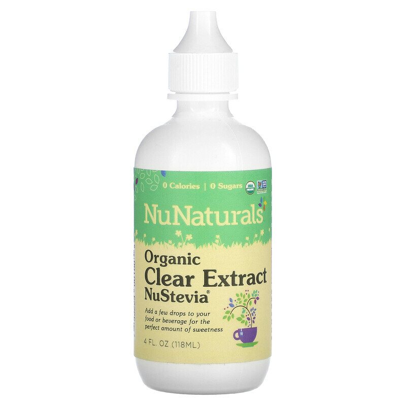 NuNaturals, NuStevia, Bio-Klarextrakt, 118 ml (4 fl. oz.)