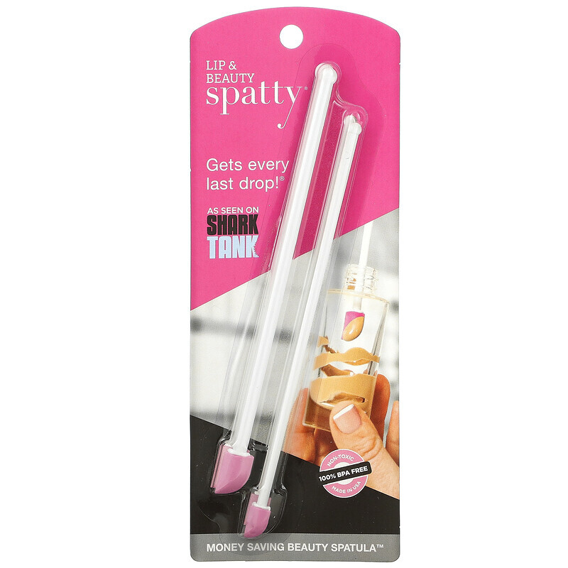 Lip & Beauty Spatty, косметические шпатели для губ, 2 шт.