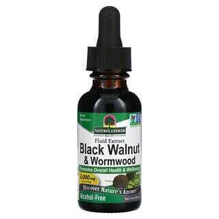 Nature's Answer, Black Walnut & Wormwood, flüssiges Schwarznuss und Wermut-Extrakt, alkoholfrei, 2.000 mg, 30 ml (1 fl. oz.)