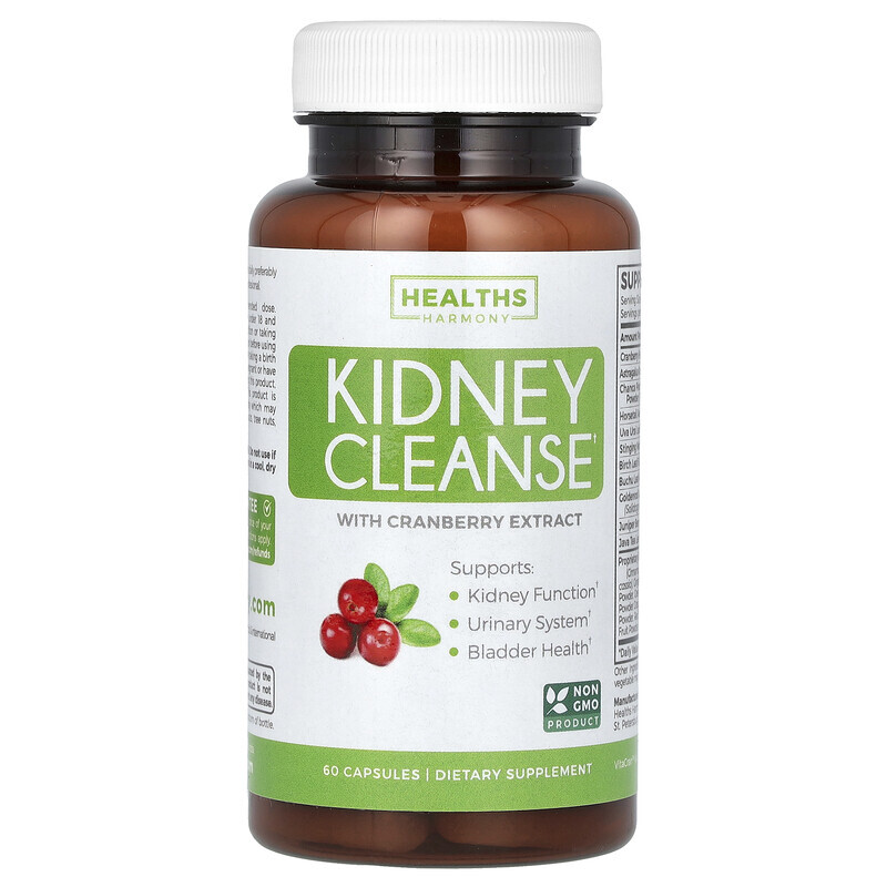 Healths Harmony, Kidney Cleanse, 60 капсул