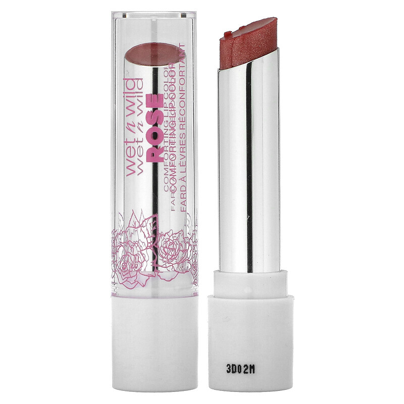 Wet n Wild, Rose, beruhigende Lippenfarbe, weich und saftig, 2,4 g (0,08 oz.)