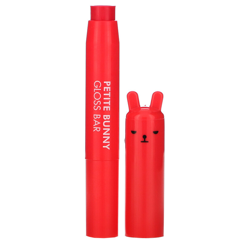 Tony Moly, Petite Bunny Gloss Bar, 04 сочная вишня, 1 губная помада