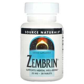 Source Naturals, Zembrin, 25 mg, 30 Tablets