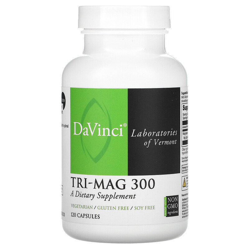 DaVinci Laboratories of Vermont, Tri-Mag 300, 120 капсул