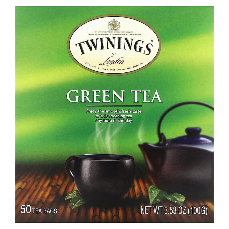 Twinings, Grüner Tee, 50 Teebeutel, 100 g (3,53 oz.)