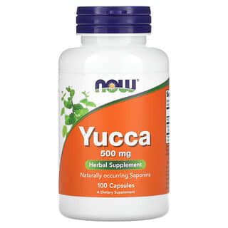  Well Be NOW Foods, Yucca, 500 mg, 100 Capsules