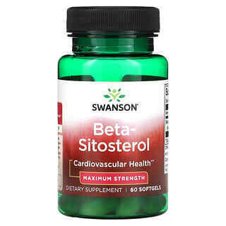   Well Be Swanson, Beta-Sitosterol, Maximum Strength, 60 Softgels