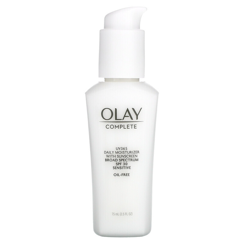 Olay, Complete, UV365, дневное увлажняющее средство, SPF 30, для чувствительной кожи, 75 мл (2,5 жидк. унции)