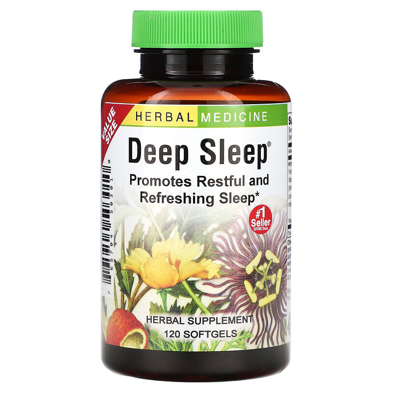 Herbs Etc., Deep Sleep, 120 капсул быстрого действия