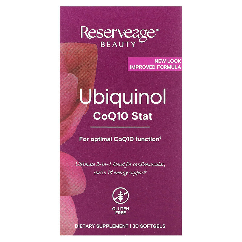 Reserveage Nutrition, Ubiquinol, Coq10 Stat, 30 Softgels