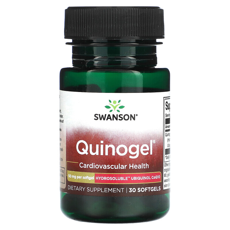  Swanson, Quinogel, 50 mg, 30 Softgel