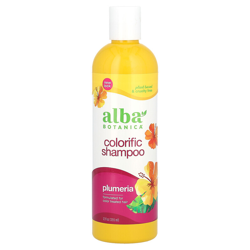 Alba Botanica, Гавайский шампунь, Colorific Plumeria, 355 мл (12 жидких унций)