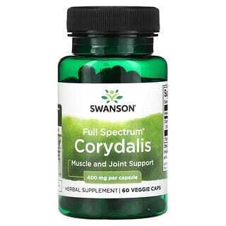   Well Be Swanson, Full Spectrum Corydalis, 400 mg, 60 pflanzliche Kapseln