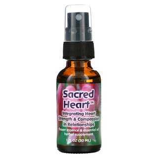 Flower Essence Services, Sacred Heart, Blütenessenzen & Ätherisches Öl, 1 fl oz (30 ml)