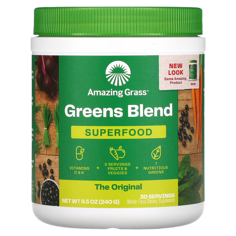 Amazing Grass, Green Superfood, The Original, 240 г (8,5 унции)