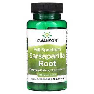 Swanson, Vollspektrum-Sarsaparilla-Wurzel, 450 mg, 60 Kapseln
