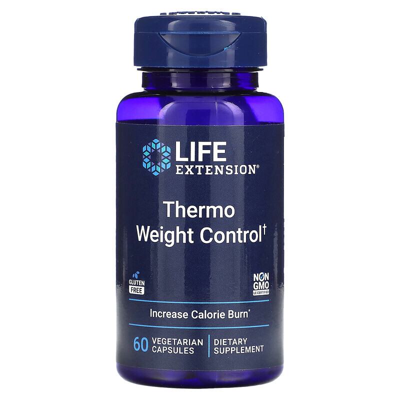  Life Extension, Thermo Weight Control, 60 вегетарианских капсул