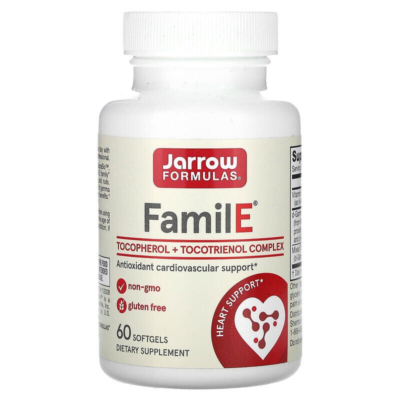 Jarrow Formulas, Famil-E, 60 капсул