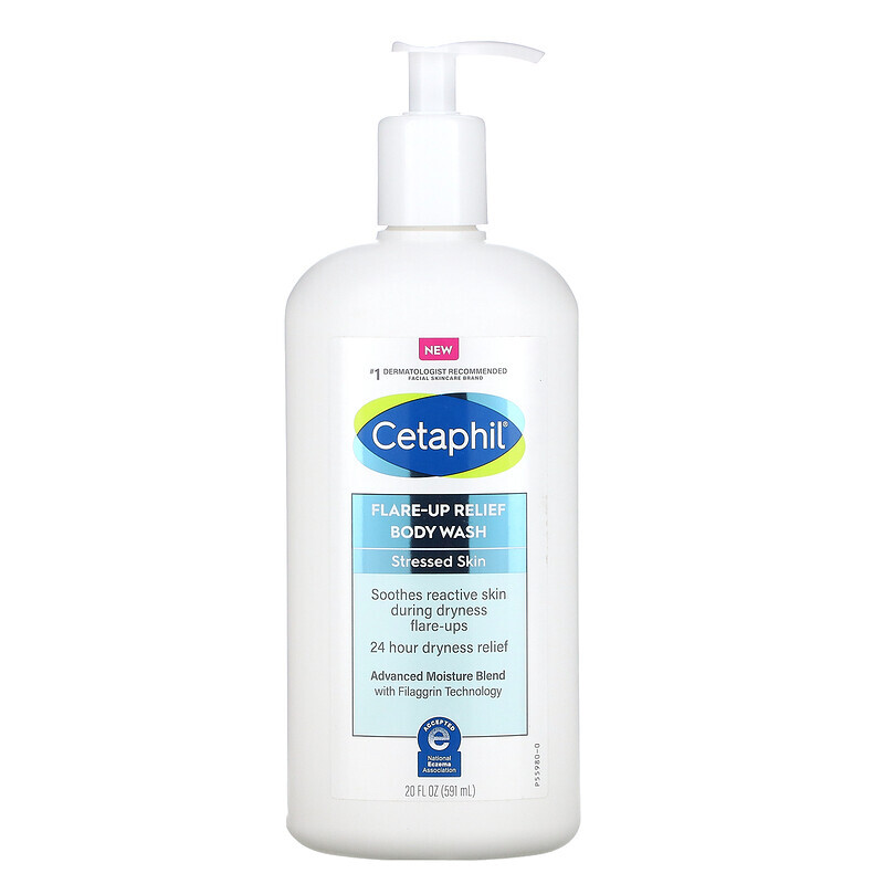 Cetaphil, Очищающее гель для душа, против стресса, 591 мл (20 жидк. Унций)