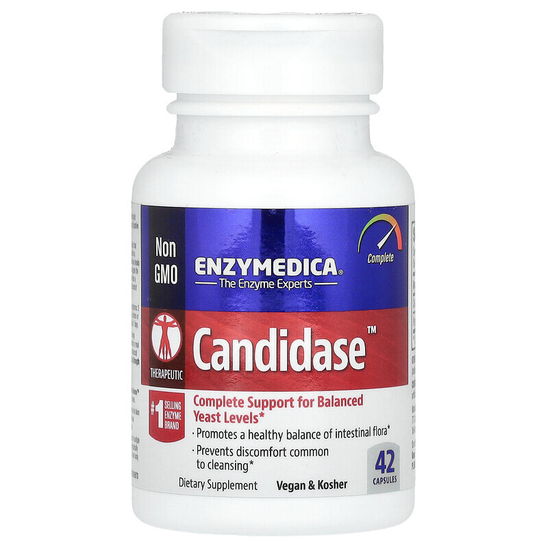 Enzymedica, Candidase, 42 Capsules