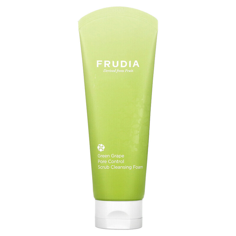 Frudia, Green Grape Pore Control Scrub Cleansing Foam, 4.9 fl oz (145 ml)