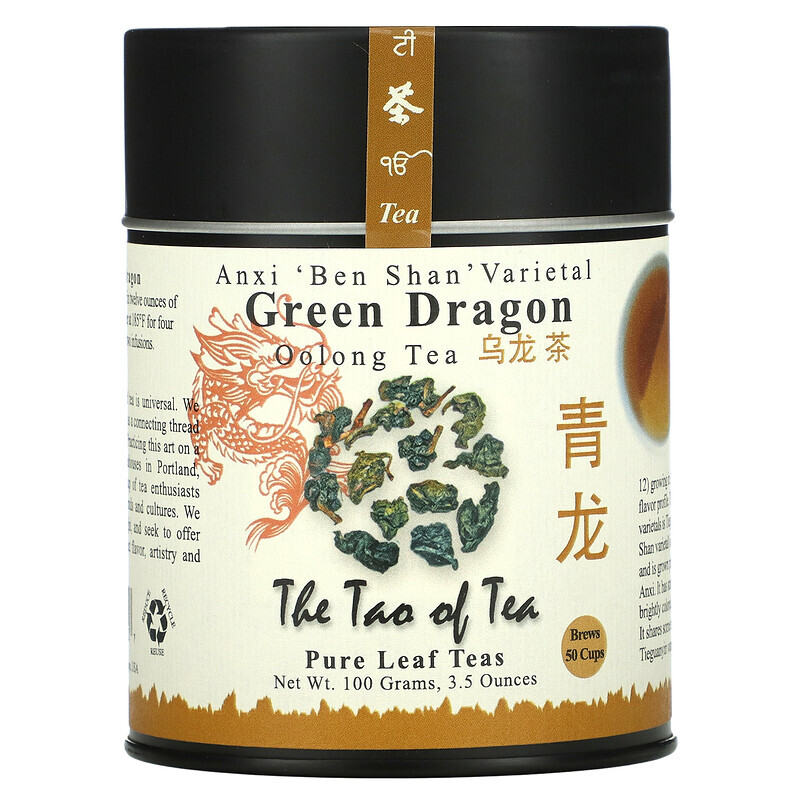 The Tao of Tea, Oolong Tea, Green Dragon, 3.5 oz (100 g)