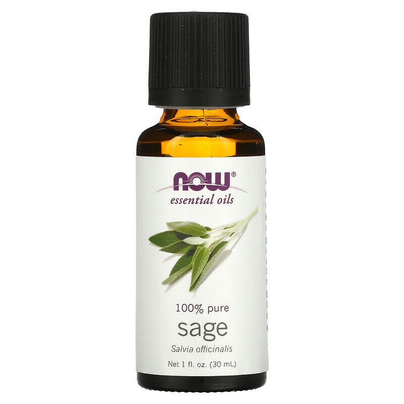 NOW Foods, Essential Oils, Sage, 1 fl oz (30 ml)