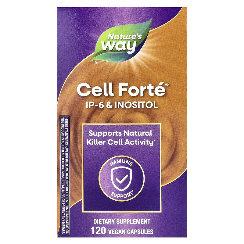 Nature's Way, Cell Forté, IP-6 и инозитол, 120 растительных капсул