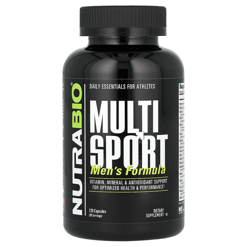 Nutrabio Labs, MultiSport Men's Formula, 120 Veggie Caps