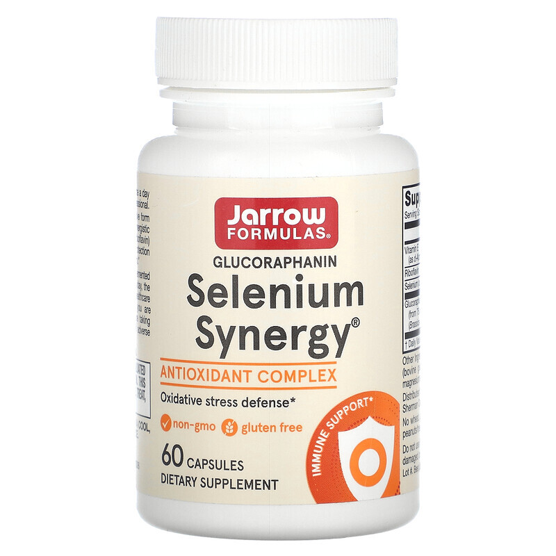 Селен Jarrow Formulas, Selenium Synergy, 60 капсул