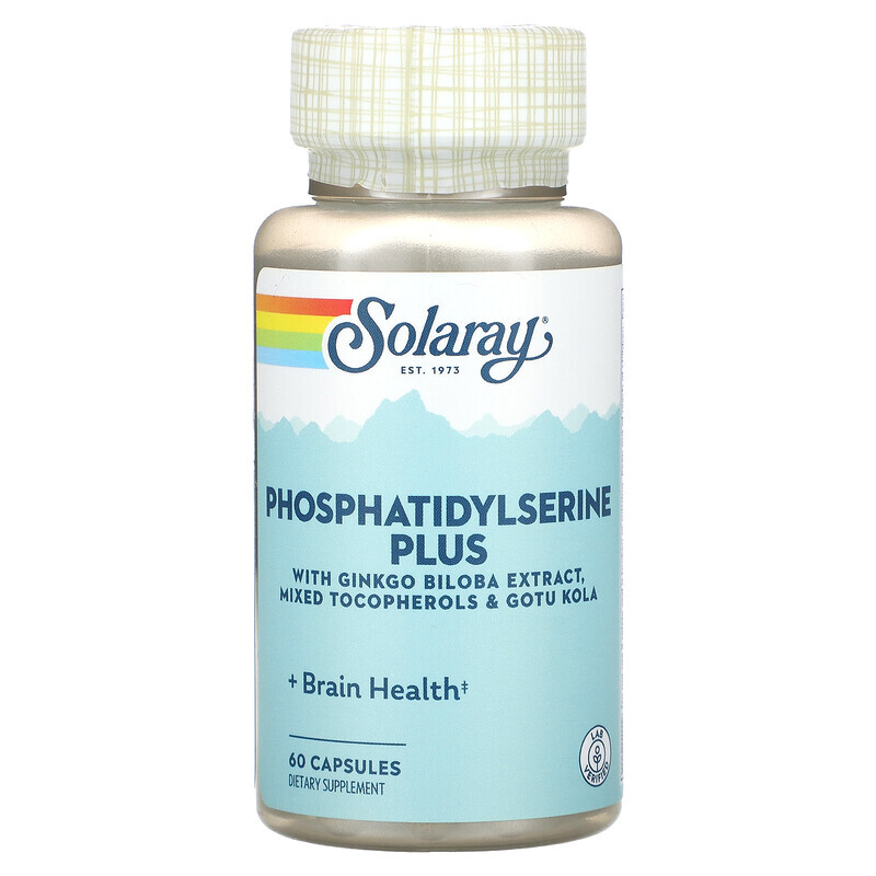 Solaray, Phosphatidylserine Plus, 60 Capsules