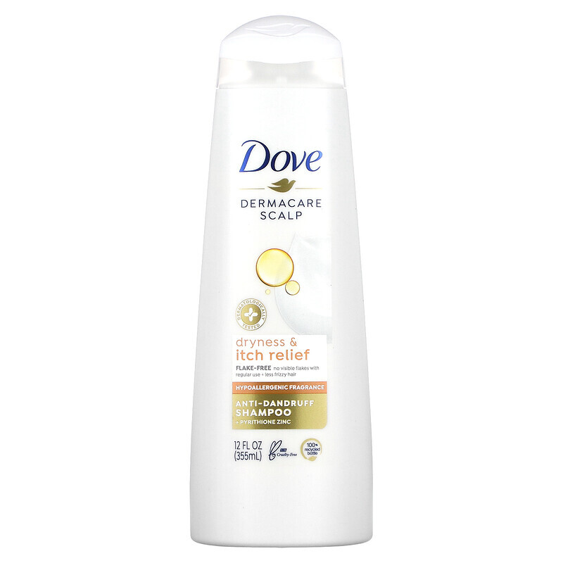 Dove, Dermacare Scalp, Anti-Dandruff Shampoo, Dryness & Itch Relief, 12 fl oz (355 ml)