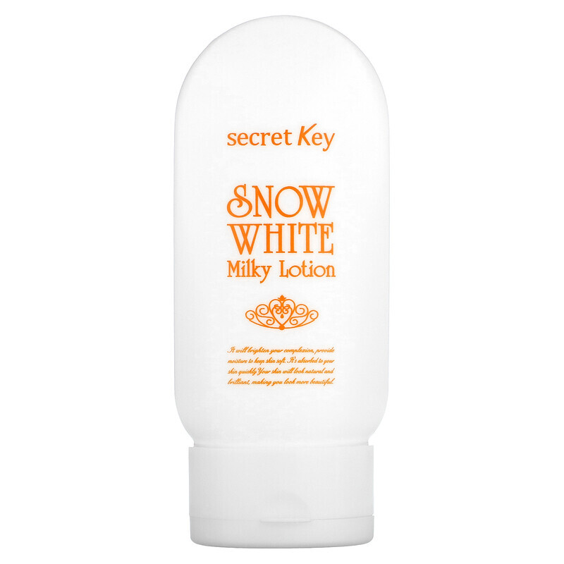 Secret Key, Snow White Milky, отбеливающий лосьон, 120 г (4,23 унции)