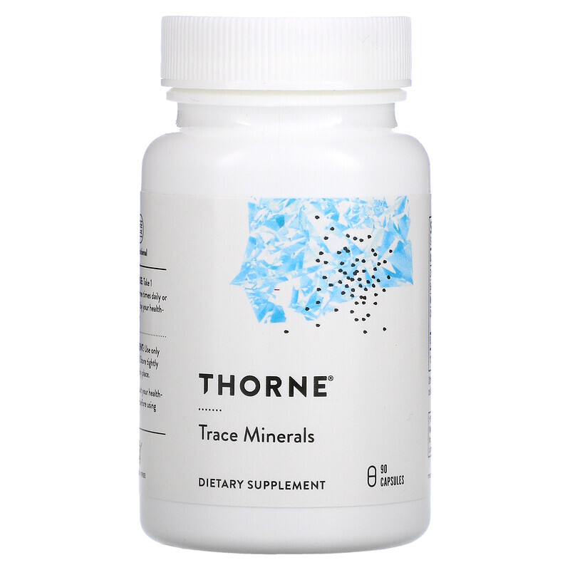 Thorne, микроэлементы, 90 капсул