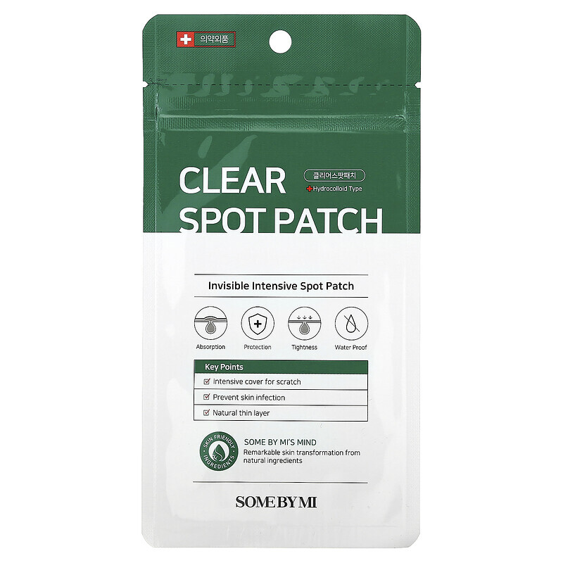 SOME BY MI, 30 Days Miracle Clear Spot Patch, патчи против акне, 18 шт.