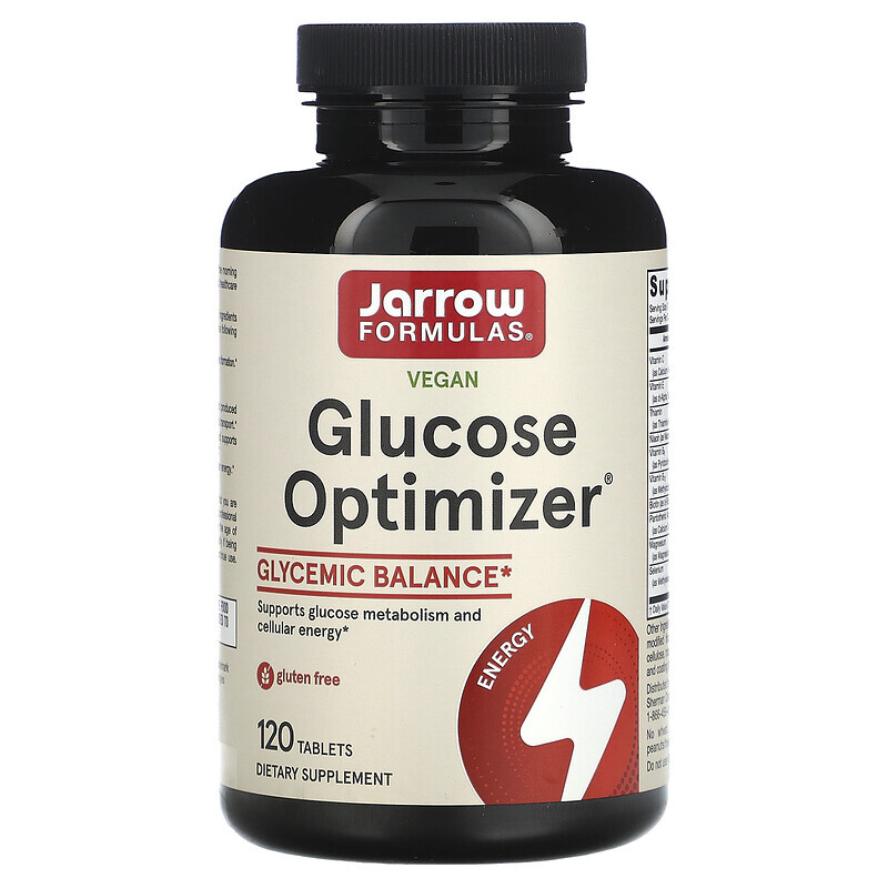 Детокс добавки  Well Be Jarrow Formulas, Glucose Optimizer, 120 таблеток