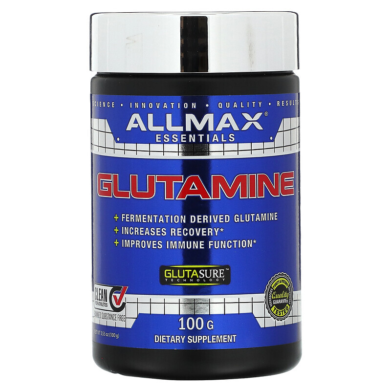 L-глютамин ALLMAX, глутамин, 100 г (3,53 унции)