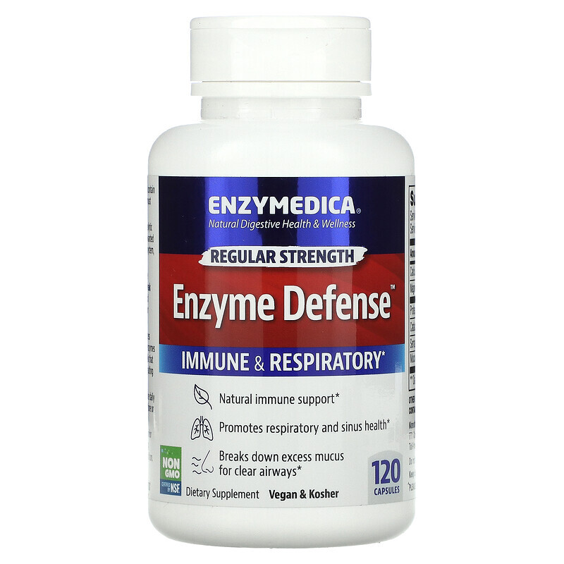 Enzymedica, Enzyme Defense, 120 капсул