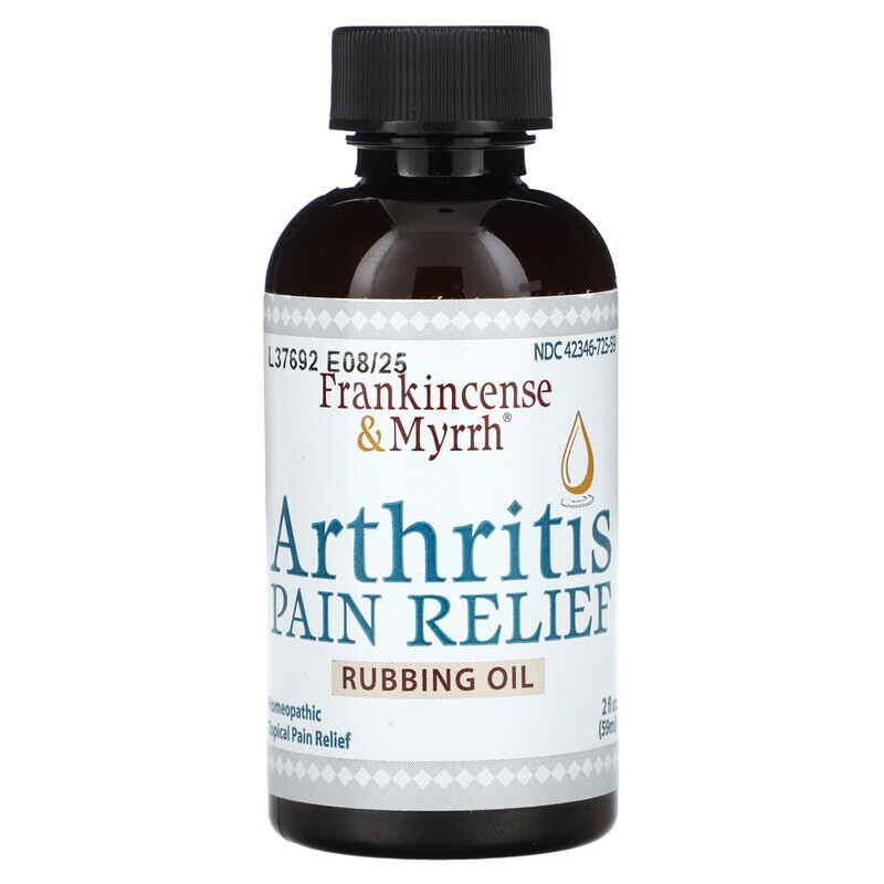 Frankincense & Myrrh, Масло для снятия боли при артрите, 59 мл (2 жидк. Унции)