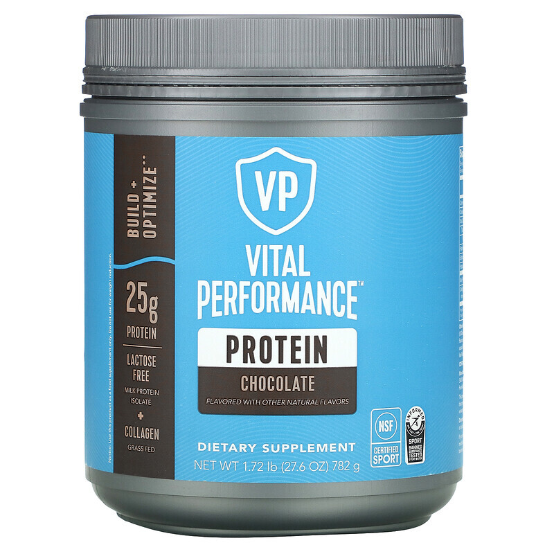 Vital Proteins, Vital Performance Protein, с шоколадом, 782 г (1,72 фунта)