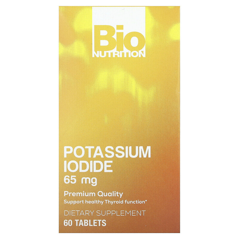 Bio Nutrition, Йодид калия, 65 мг, 60 таблеток