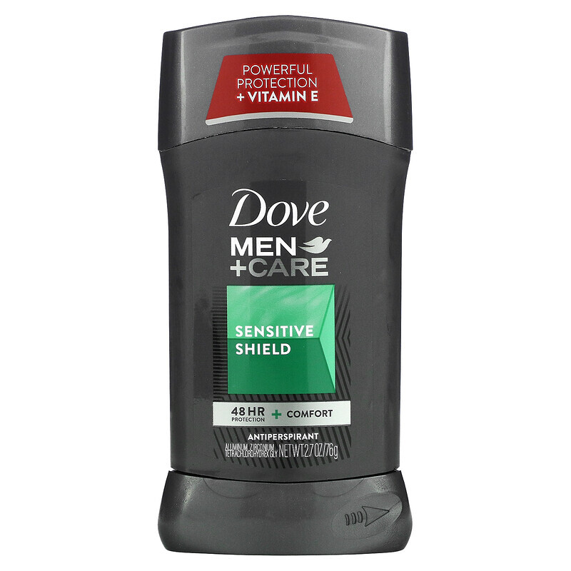   Well Be Dove, Men + Care, дезодорант-антиперспирант, Sensitive Shield, 76 г (2,7 унции)