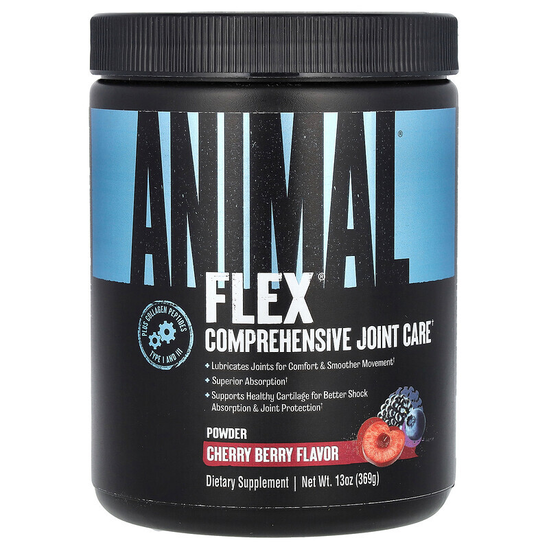 Animal, Flex, средство для улучшения гибкости в порошке, с вишневым вкусом, 369 г (13 унций)