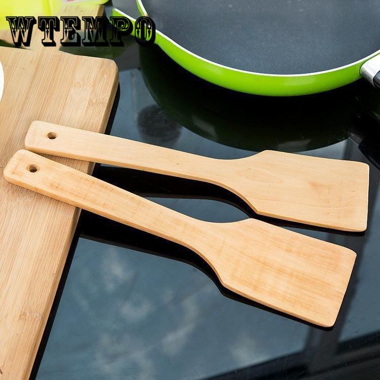 Кулинарные лопатки  Joom Бренд Wok бамбуковый деревянный держатель ложки лопаты с прорезями кухонная утварь инструмент кухня 1 pc
