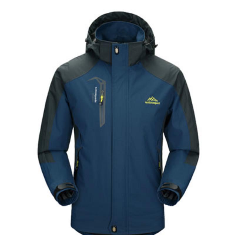 Мужские куртки Softshell для пешего туризма, водонепроницаемое ветрозащитное пальто для кемпинга и скалолазания S красный