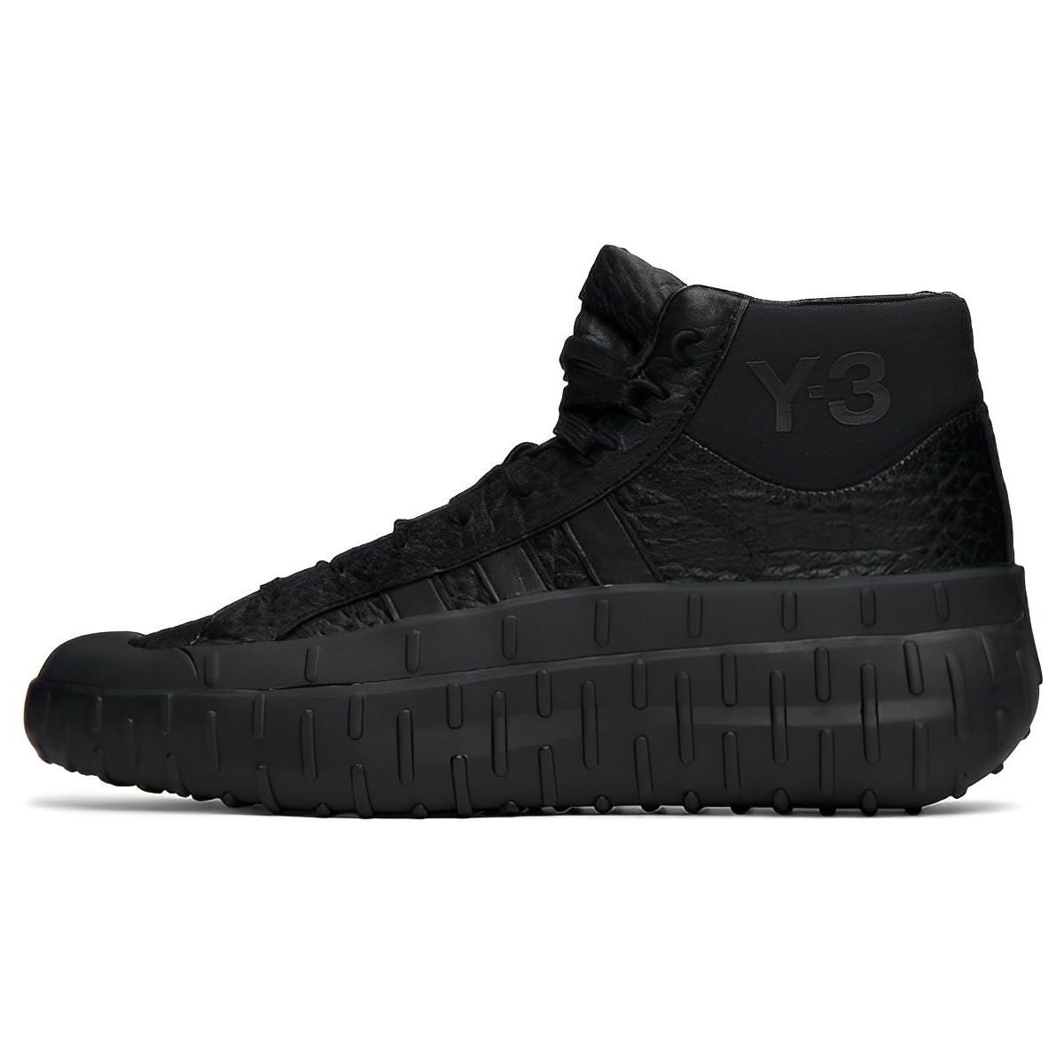 Черные кроссовки унисекс adidas Y-3 GR.1P High Triple HQ5994 42⅔
