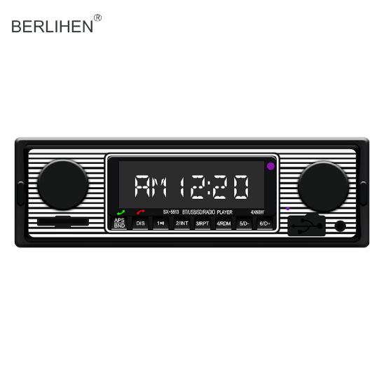   Joom 5513 Автомобильный MP3-плеер 1 Din Bluetooth USB-диск Автомобильный FM-радио Музыкальный плеер
