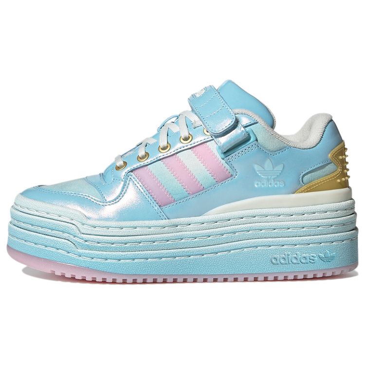 Женские кроссовки adidas Disney x Triple Platforum Low Sleeping Beauty, синие, розовые, золотисто-металлические, GZ7005 36