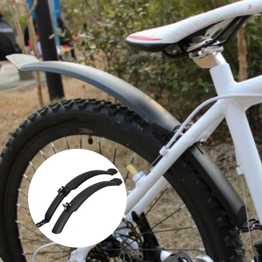 Пластиковые быстросъемные MTB велосипедные брызговики для горного велосипеда, крылья заднего защитника, брызговики чёрный
